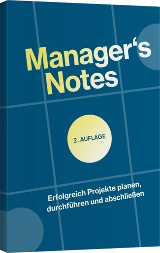 Buchcover Manager's Notes von Saskia Hablasch – veröffentlicht mit Anton Moser Autorencoaching